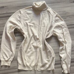 Zara Cream Cowl Neck Sweater